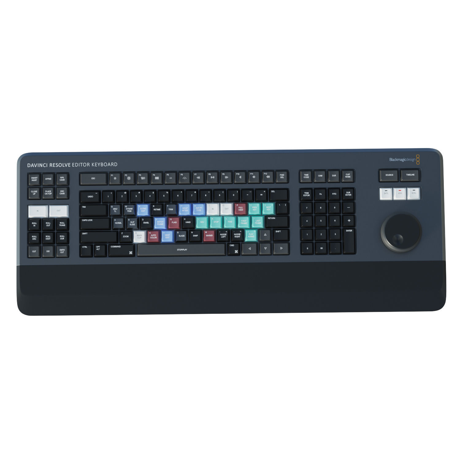 Blackmagic Design DaVinci Keyboard 3D model_12
