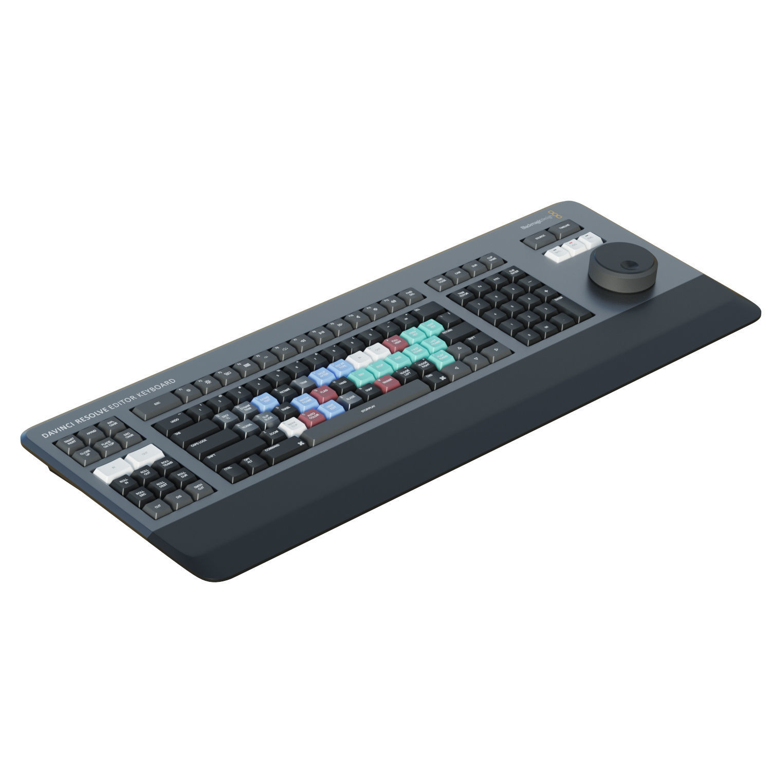 Blackmagic Design DaVinci Keyboard 3D model_1
