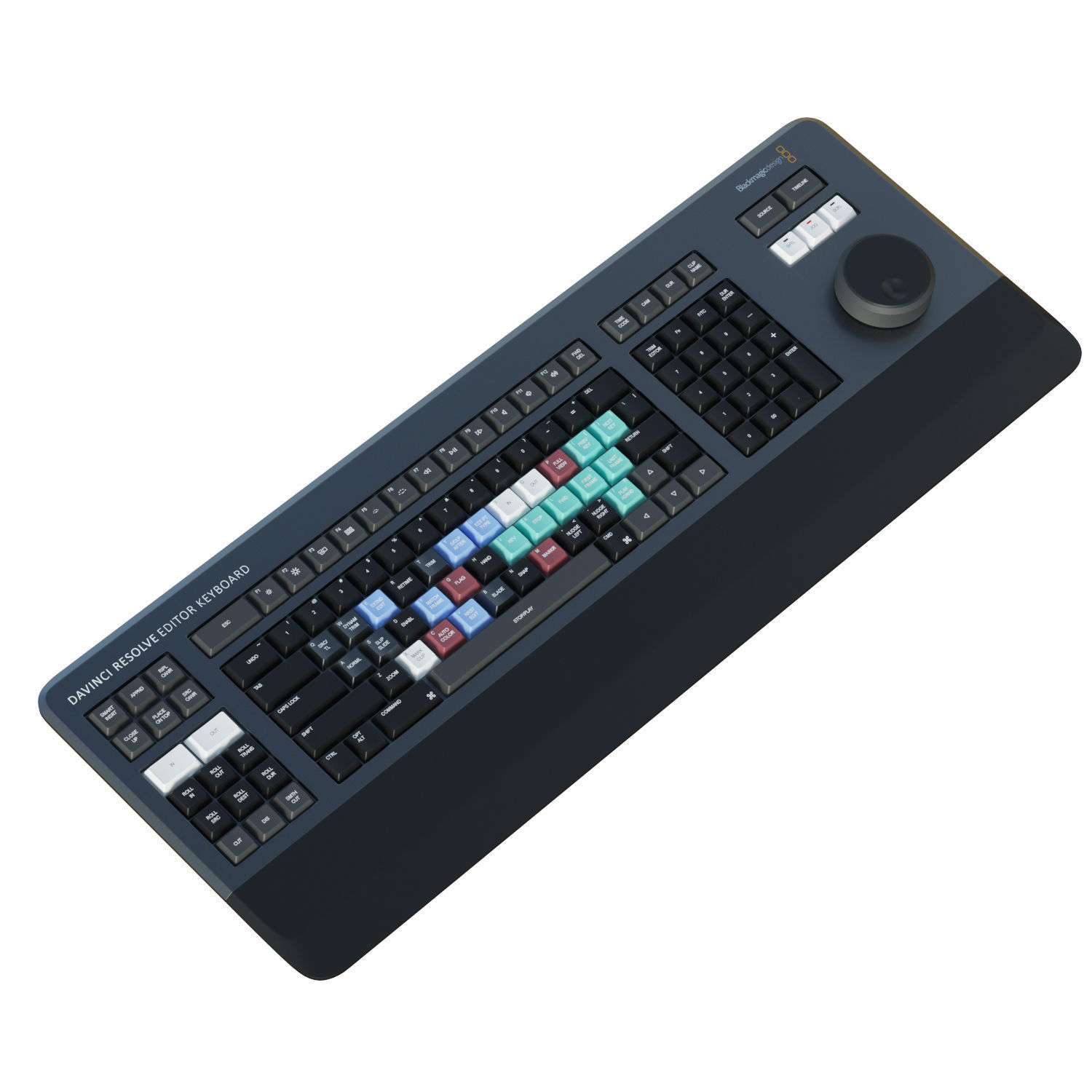 Blackmagic Design DaVinci Keyboard 3D model_3
