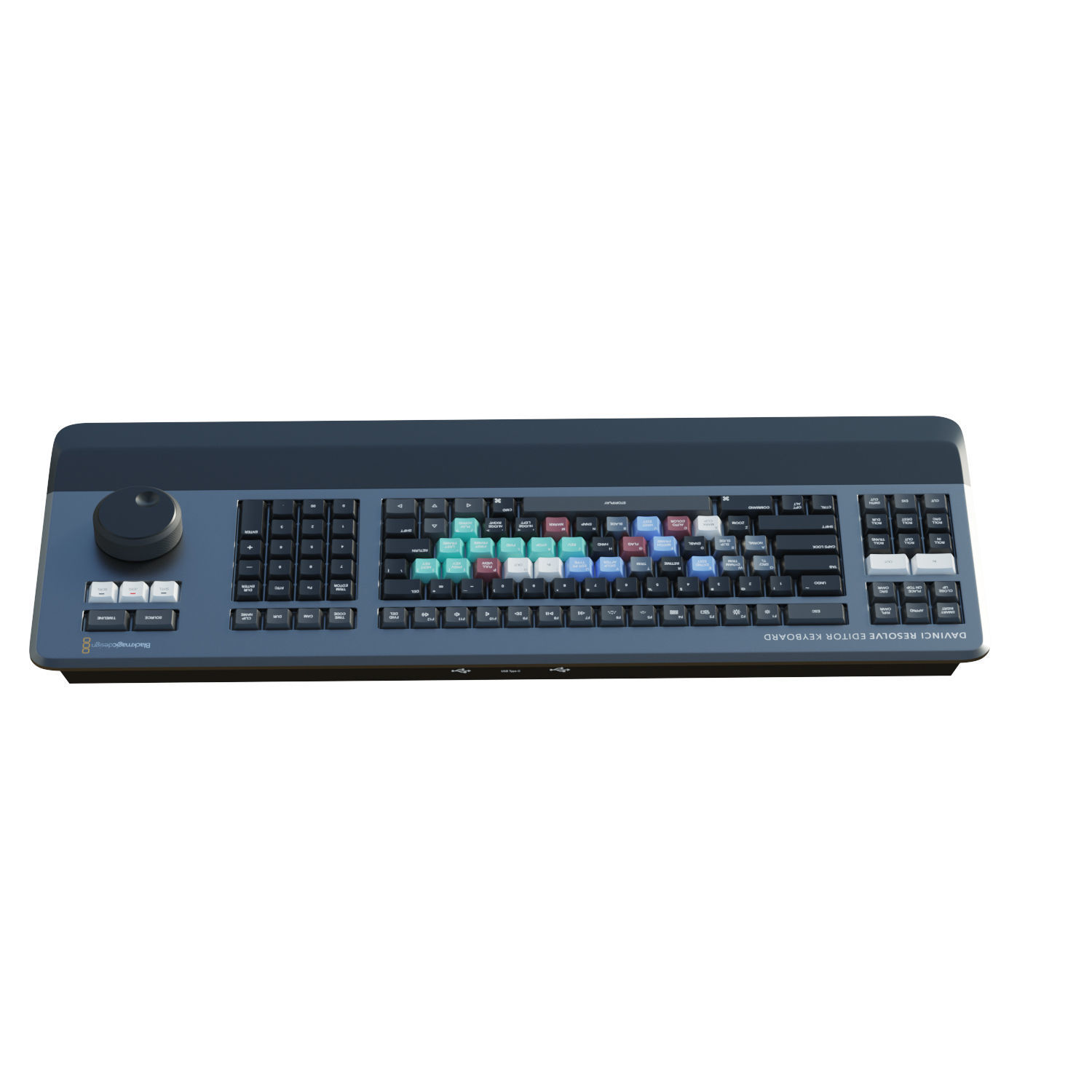 Blackmagic Design DaVinci Keyboard 3D model_7