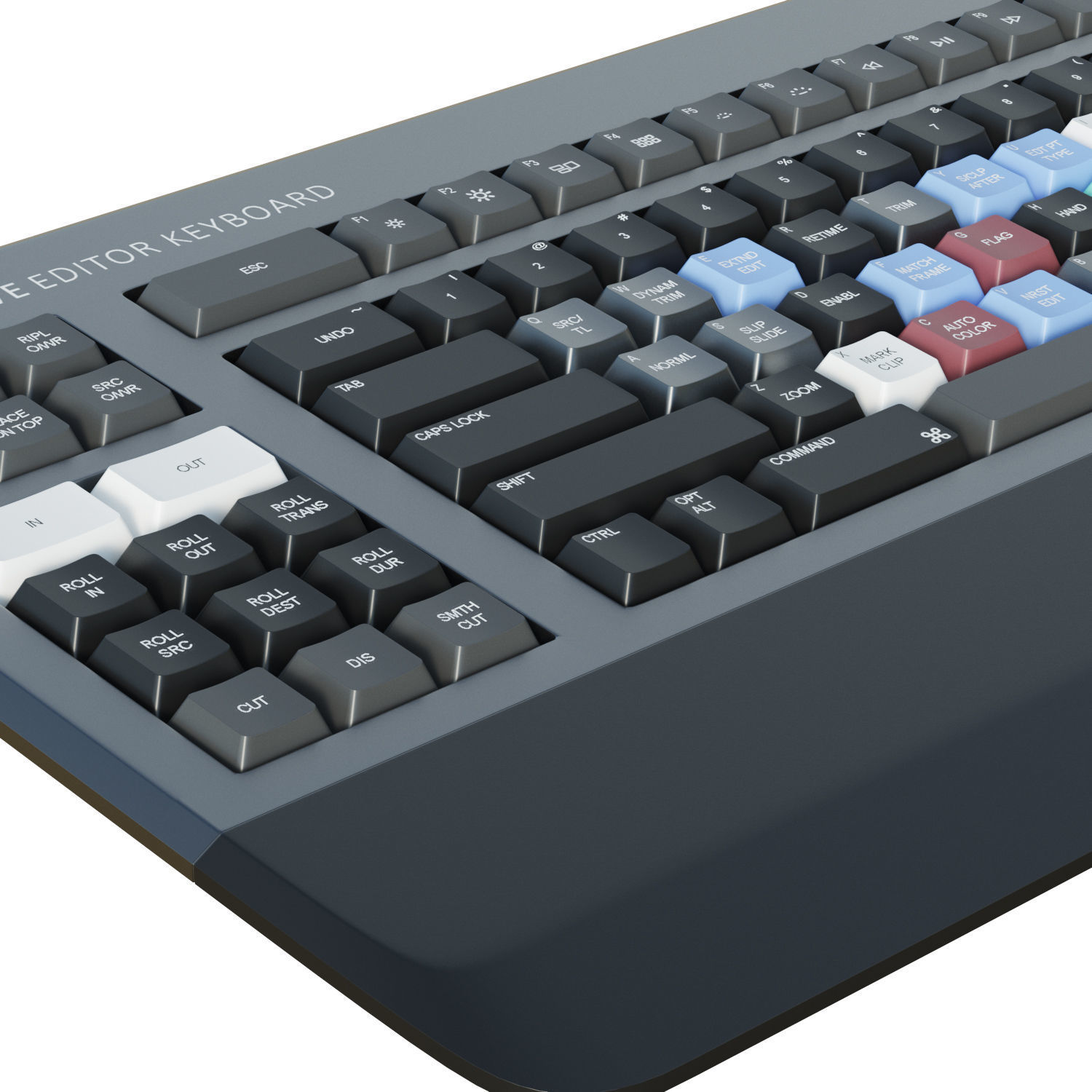 Blackmagic Design DaVinci Keyboard 3D model_14
