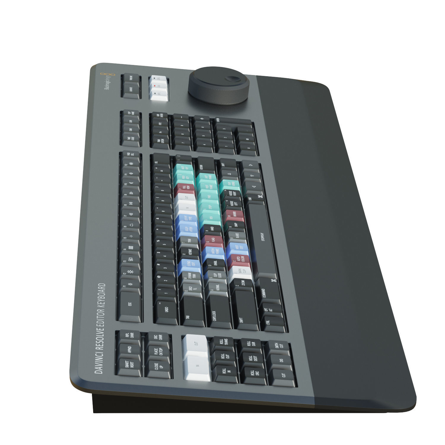 Blackmagic Design DaVinci Keyboard 3D model_4