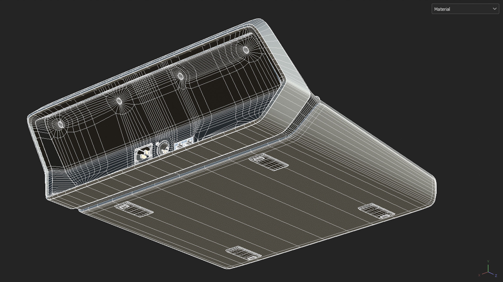 DaVinci Resolve Mini Panel 3D model_17