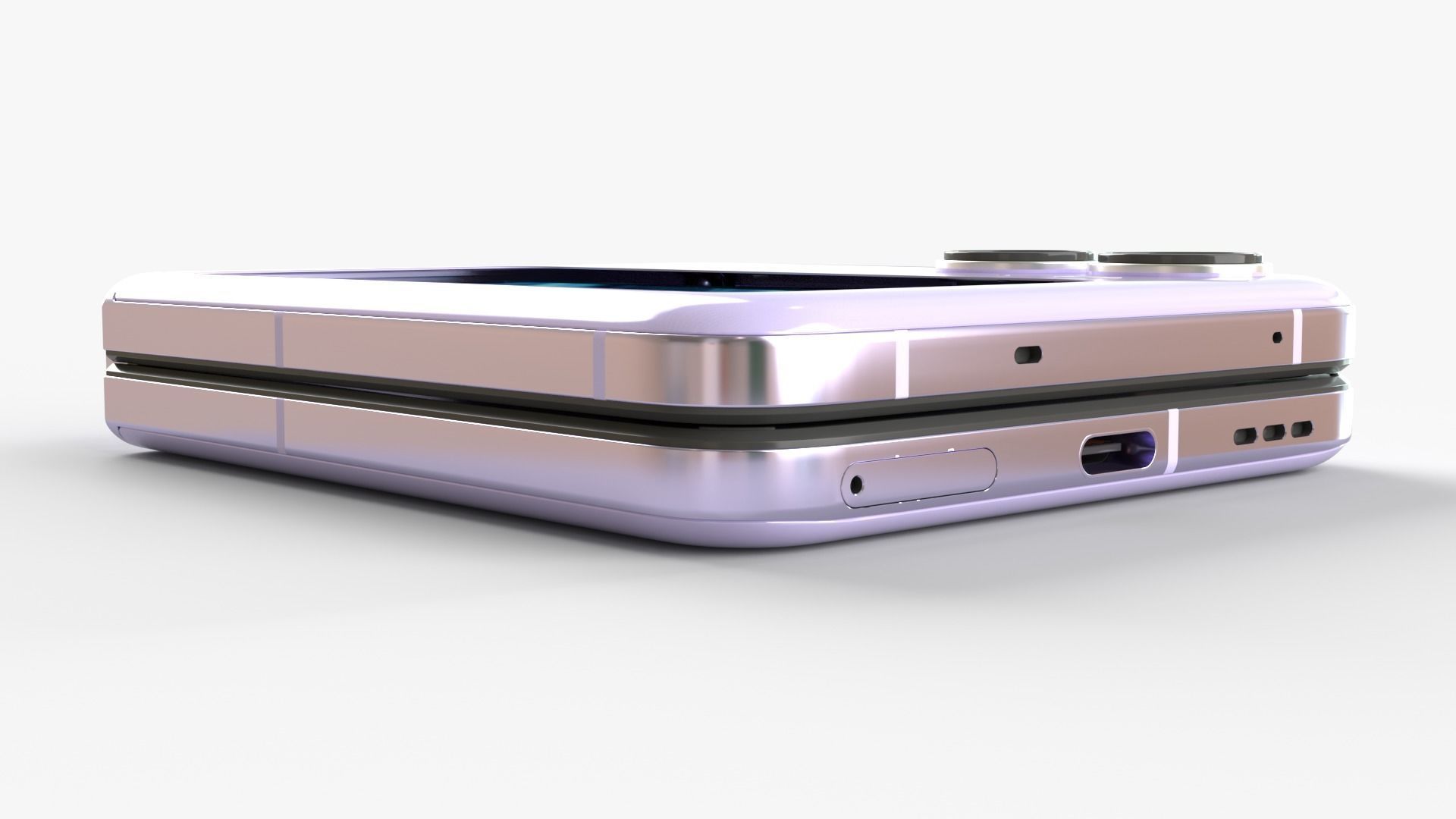 OPPO Find N2 Flip 2023 all colors 3D model_4