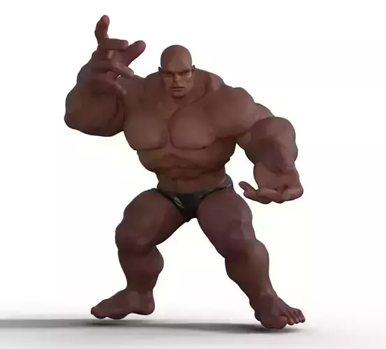 goliath strongman  3D print model