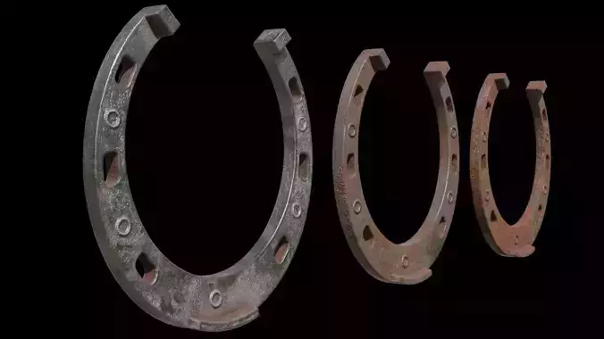 3 color horseshoes