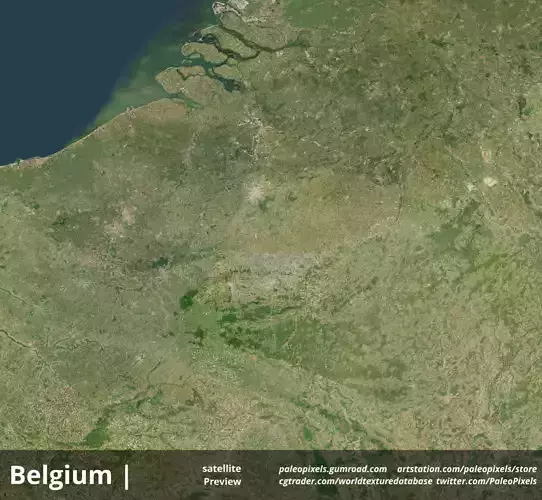 Belgium  Satellite  High resolution Maps and masks