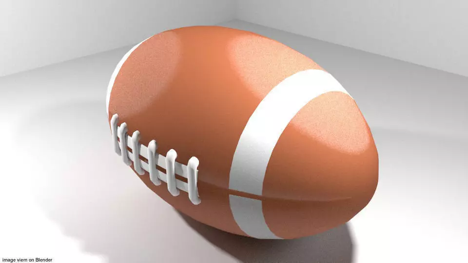 Sport Ball - Rugby 3D model