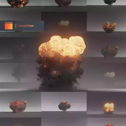 3D Explosion Pack 3D model