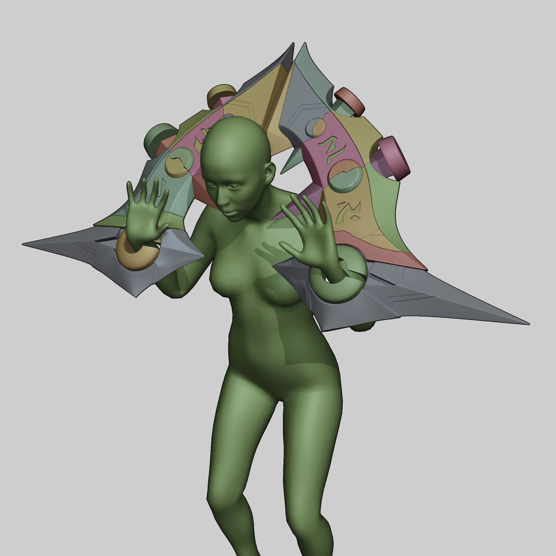 Briar Pillory cosplay 3D print model_9