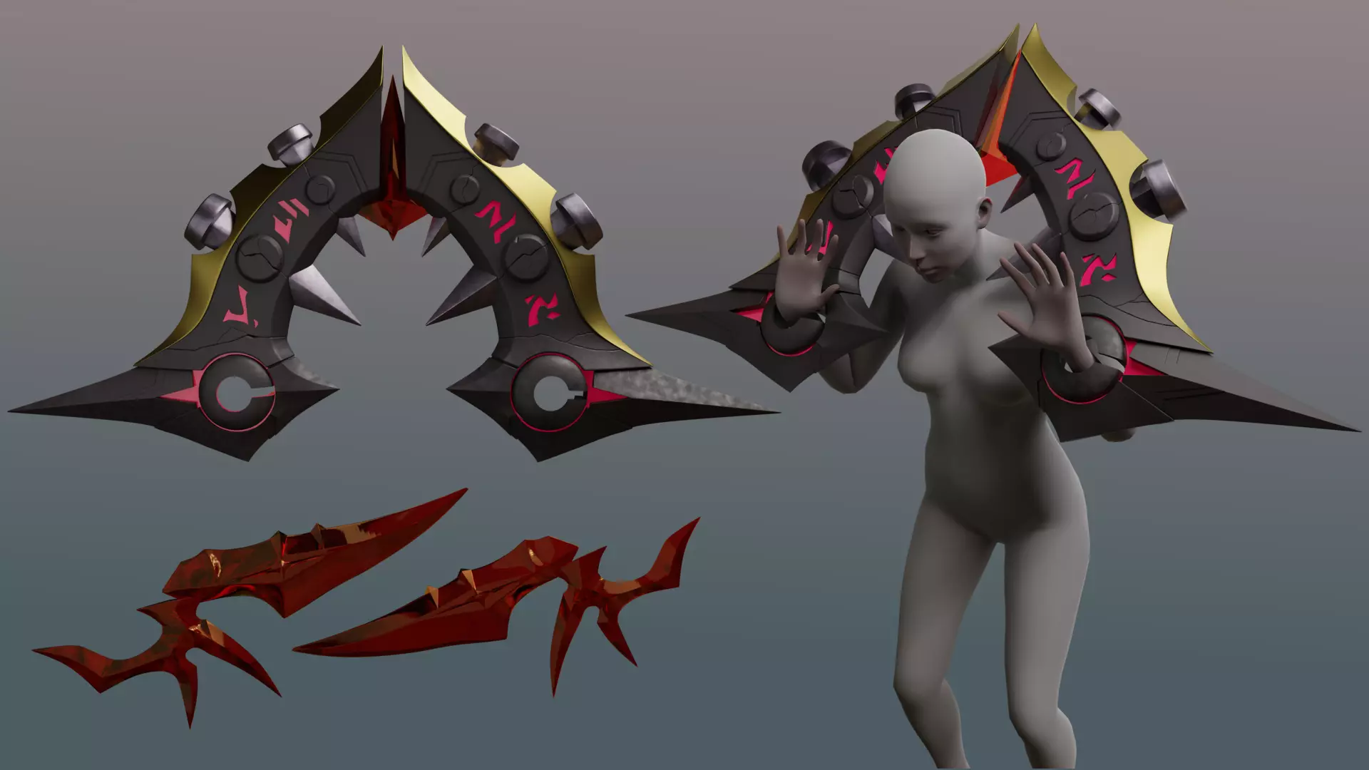 Briar Pillory cosplay 3D print model_0