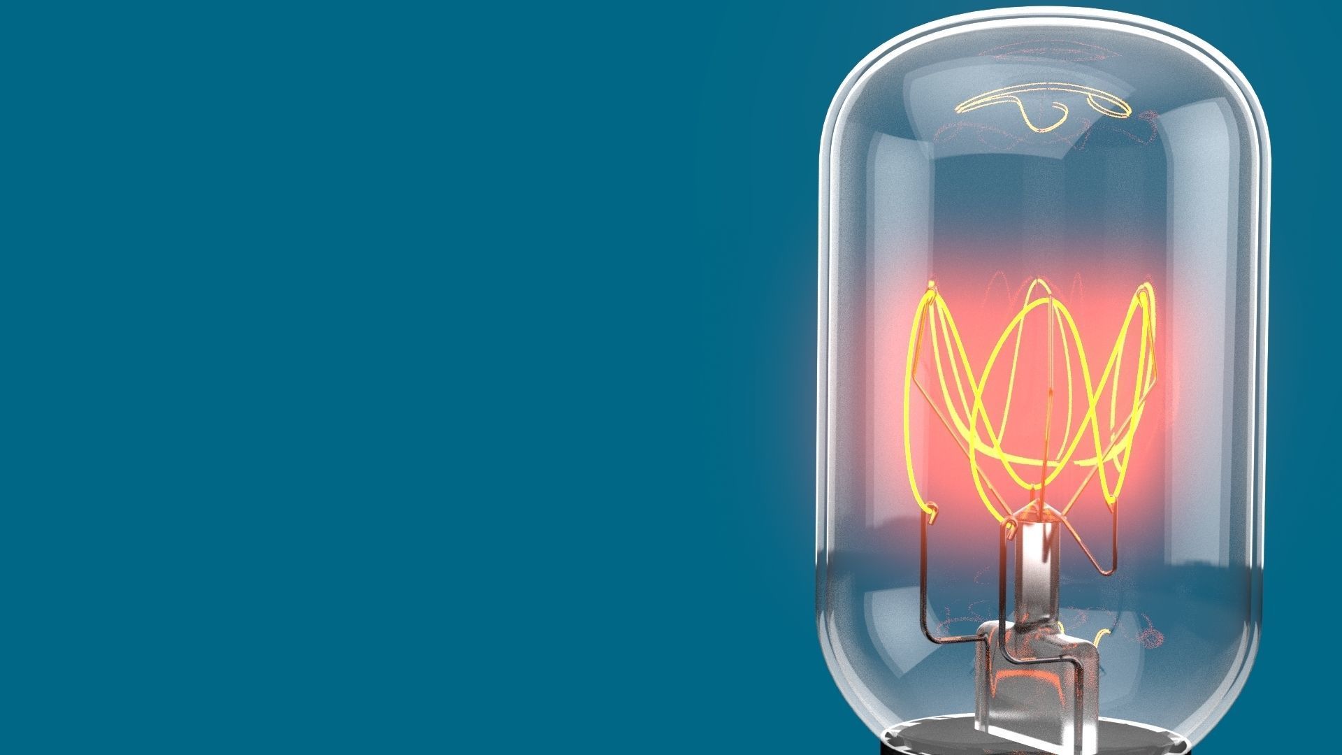 Small classic light bulb Free 3D model_14