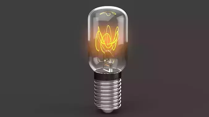 Small classic light bulb