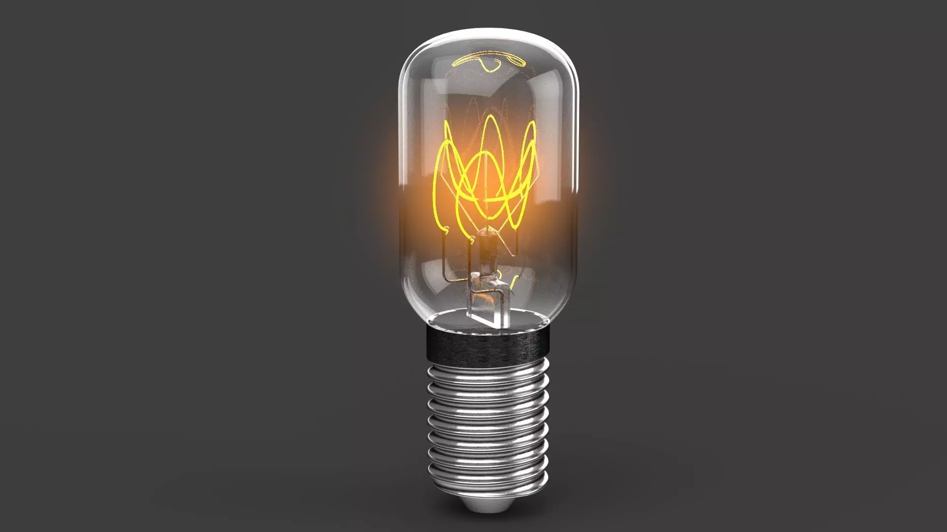Small classic light bulb Free 3D model_0