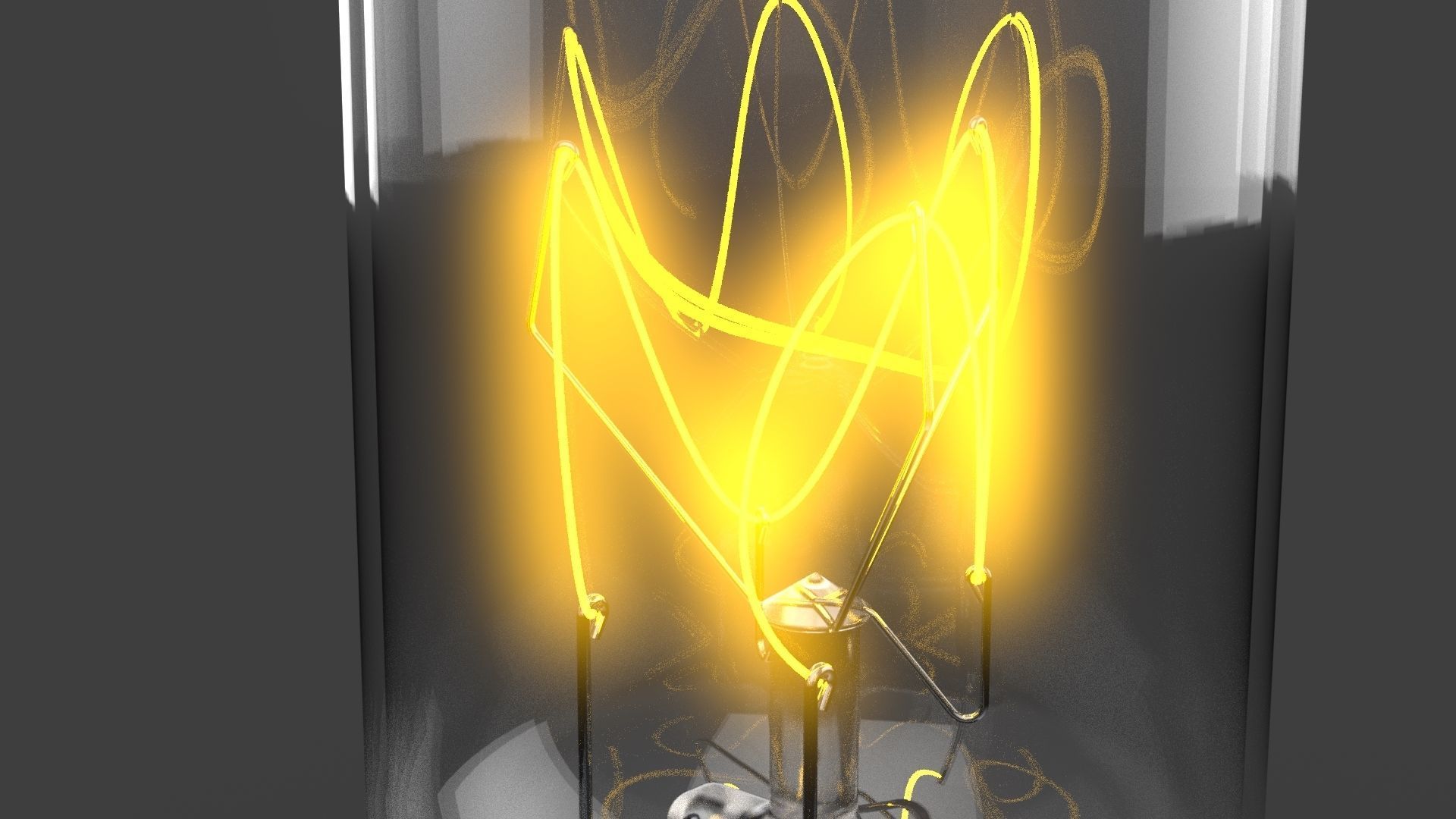 Small classic light bulb Free 3D model_13