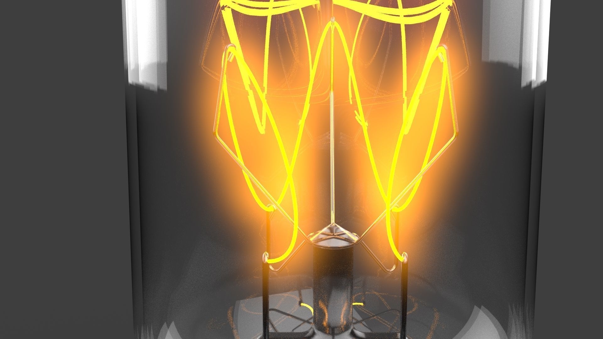 Small classic light bulb Free 3D model_3