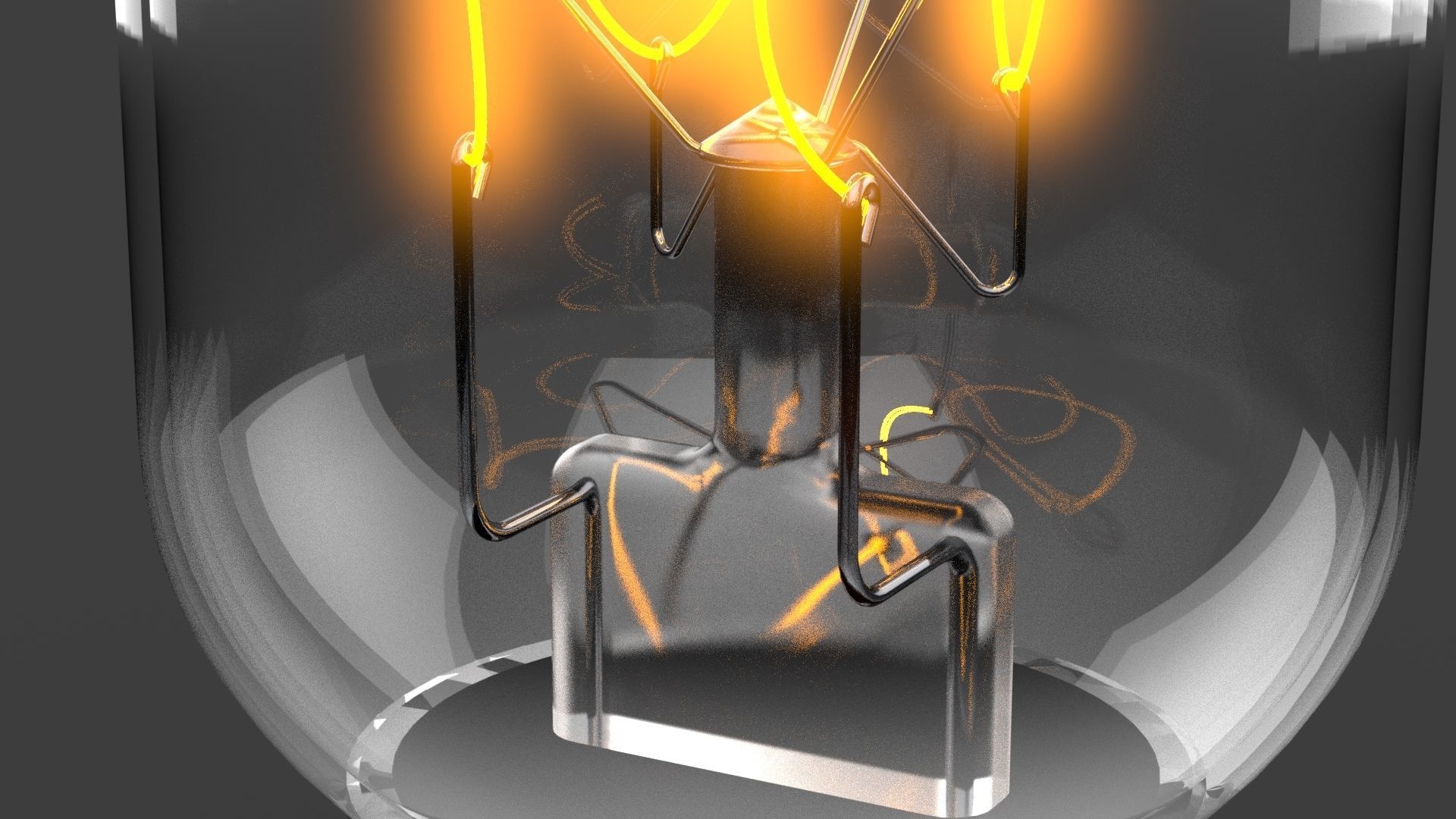 Small classic light bulb Free 3D model_2