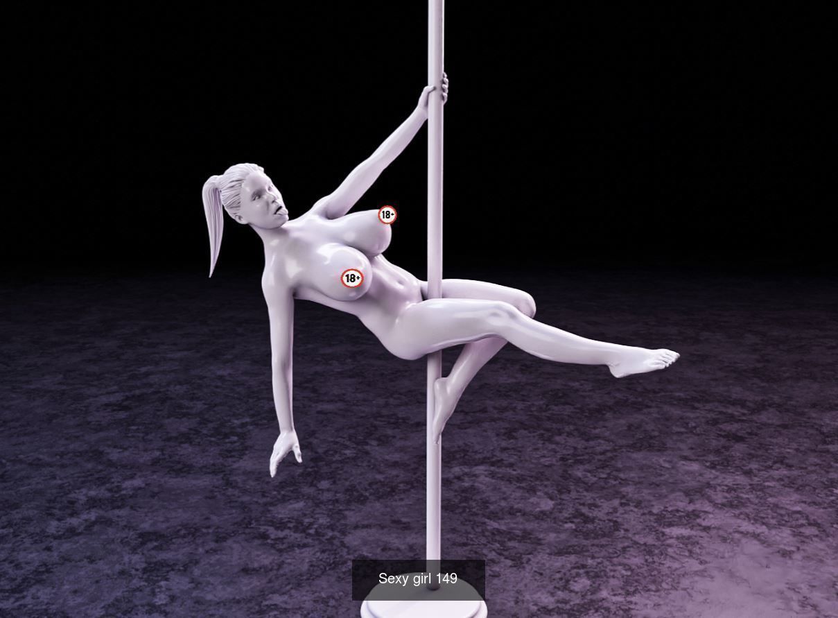 Sexy Girls Pack 25 3D Model Collection_3