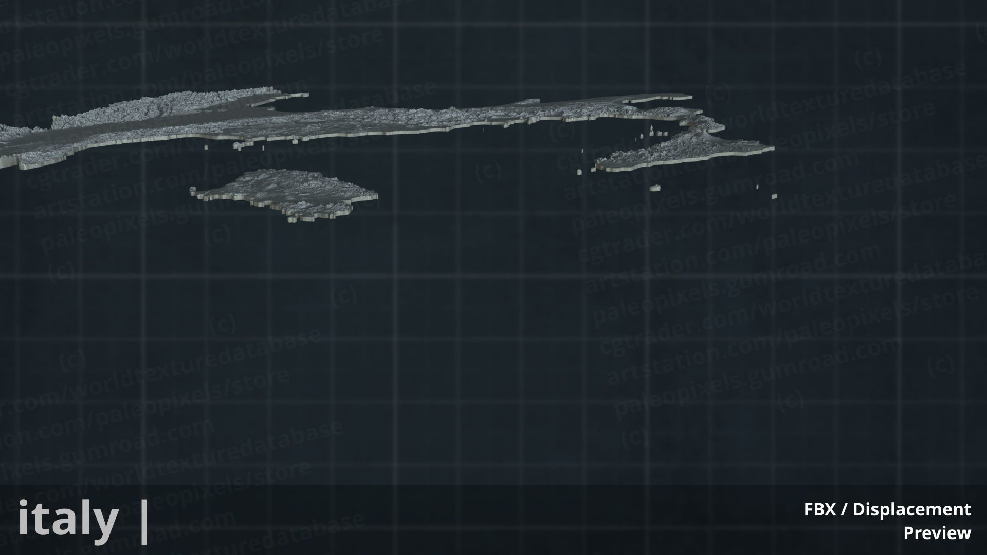 Italy  FBX 3D printable mesh  3D print model_5