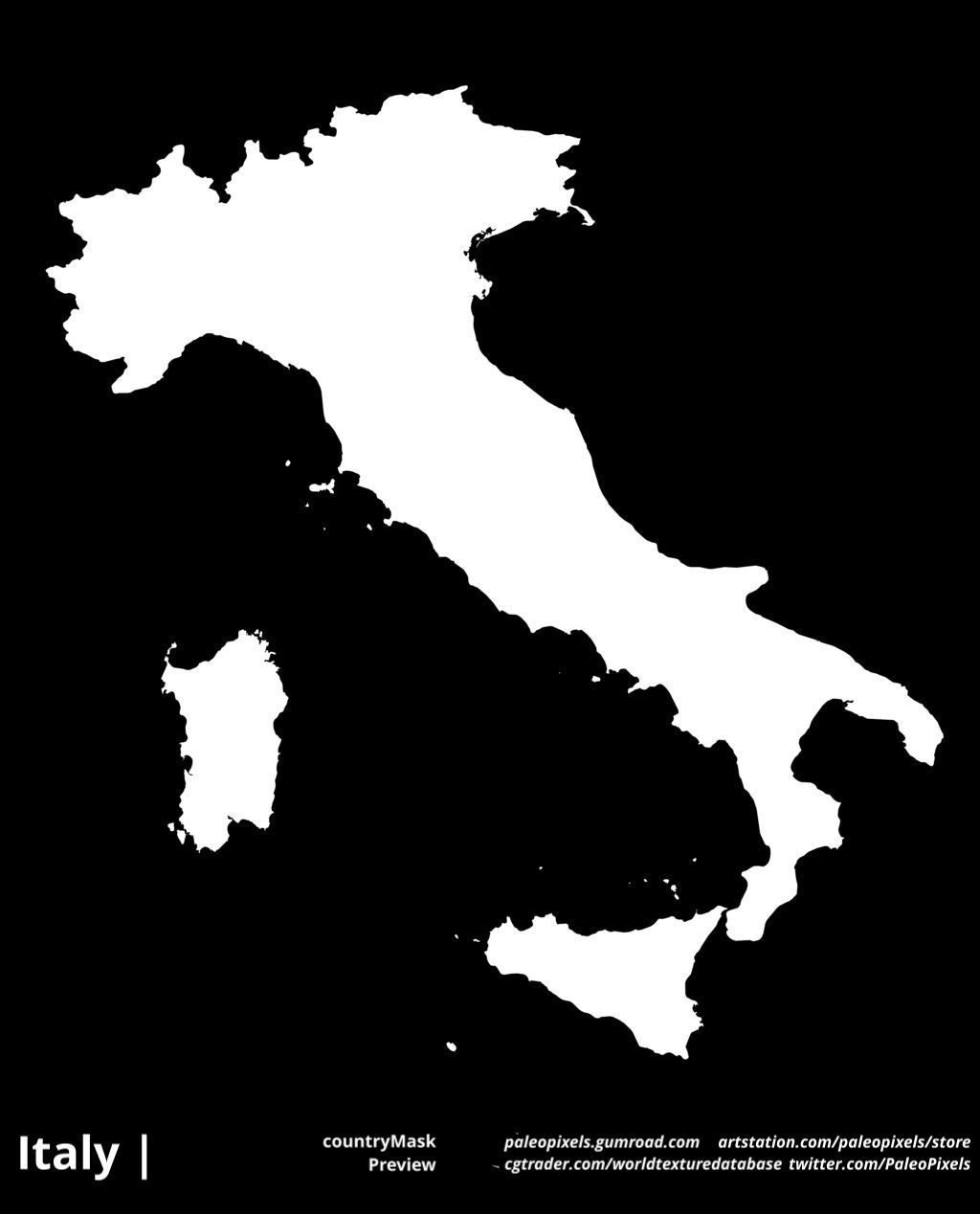 Italy  FBX 3D printable mesh  3D print model_1