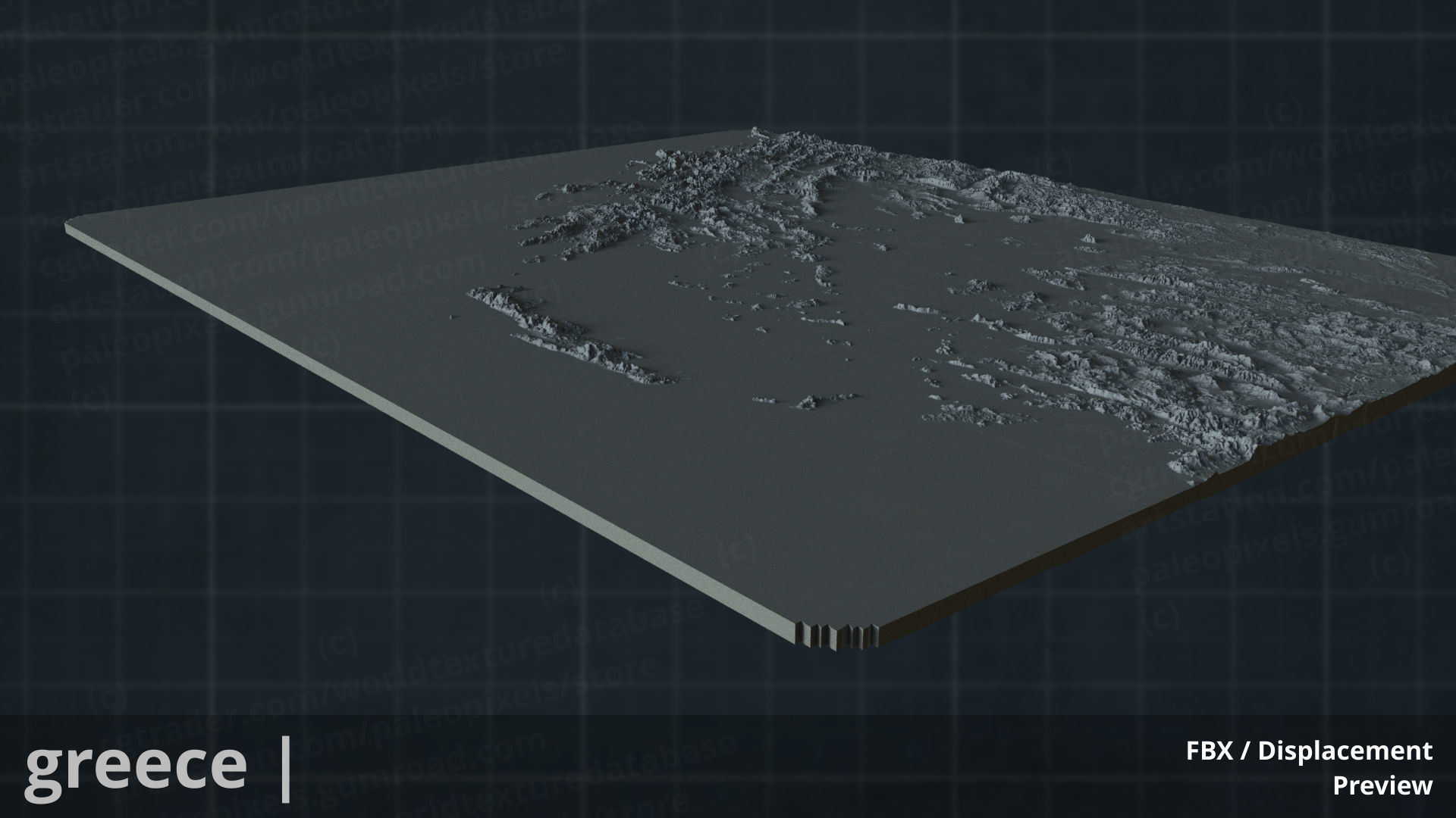 Greece FBX 3D printable mesh 3D model 3D printable | CGTrader