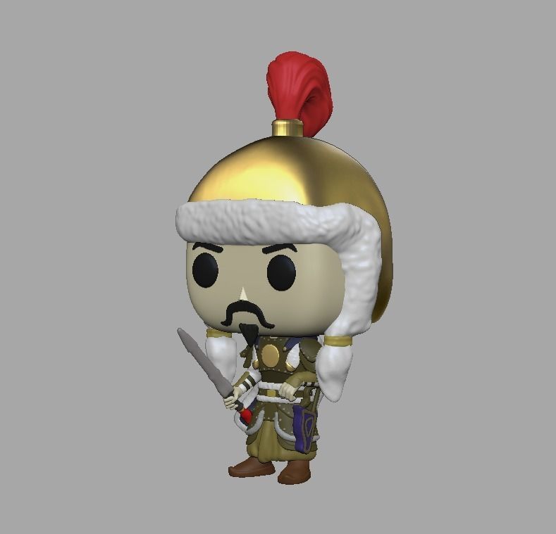 Funko Atila 3D print model_1