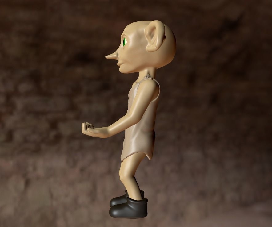 Soporte Joystick Dobby 3D print model_1