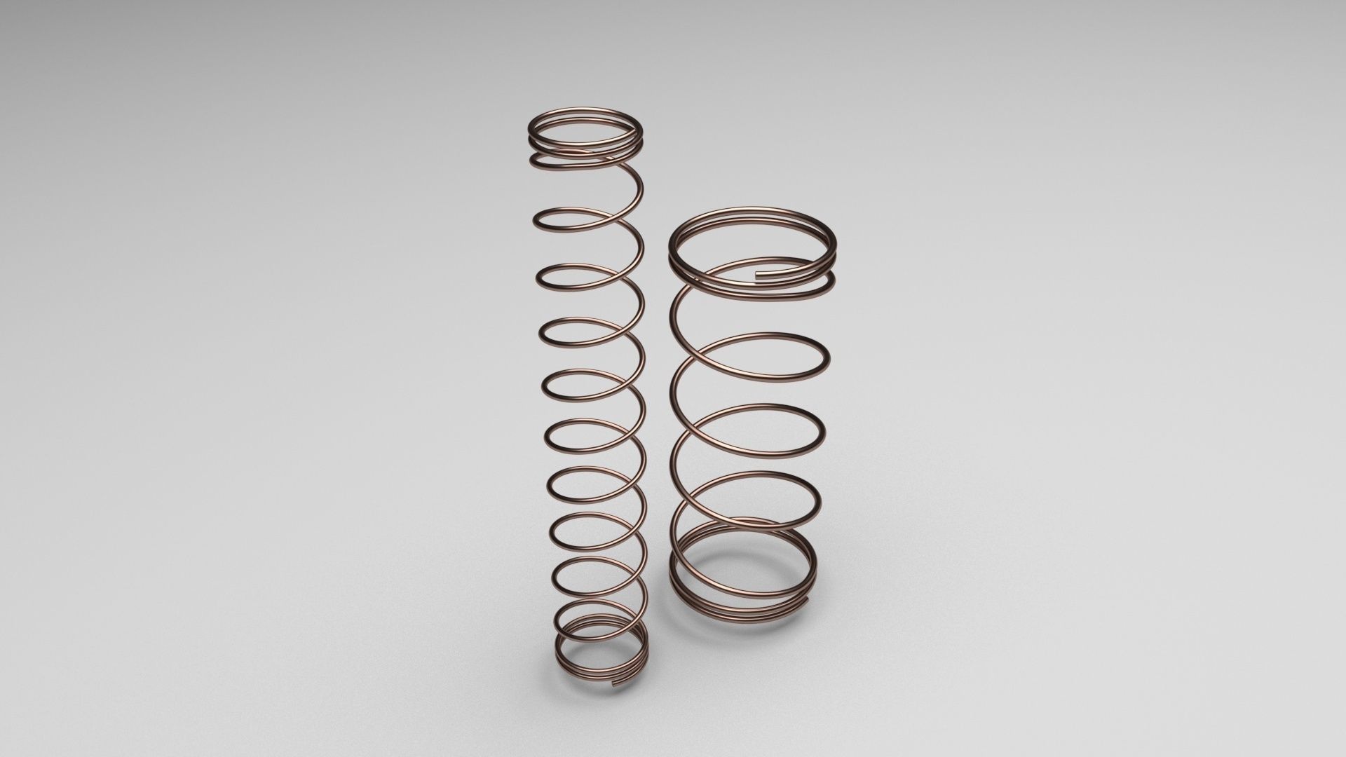Bronze Pen Springs 3D model_4