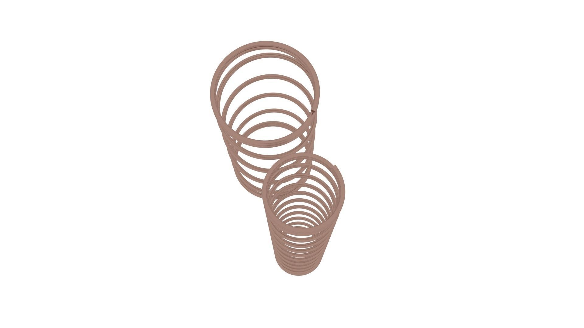 Bronze Pen Springs 3D model_10