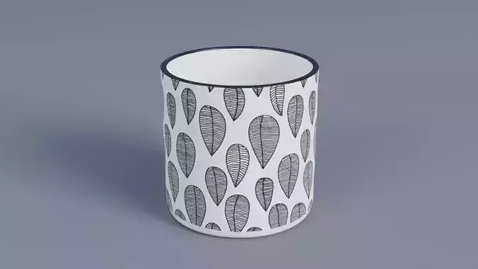 Mug 3D Low-poly