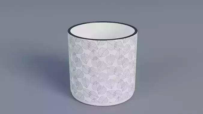 Mug 3D Low-poly