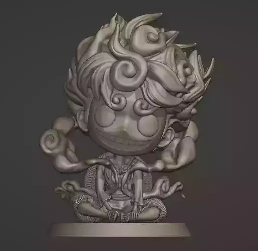 LUFFY CHIBI GEAR5 KAWAII