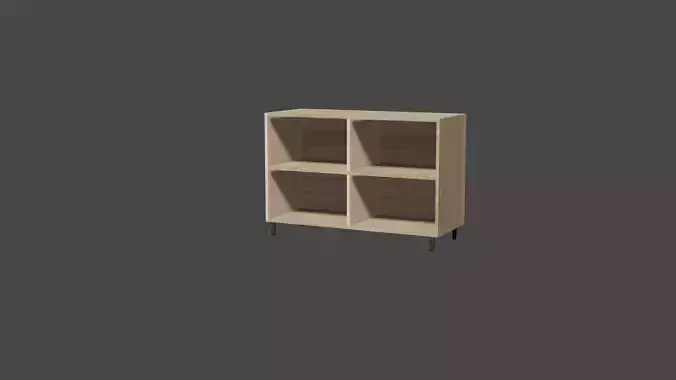 Furniture Display cabinet Low-poly 3D model