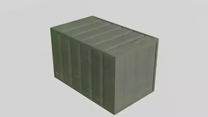 Shipping Container Green 