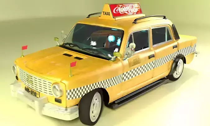 yellow-Taxi  3D model