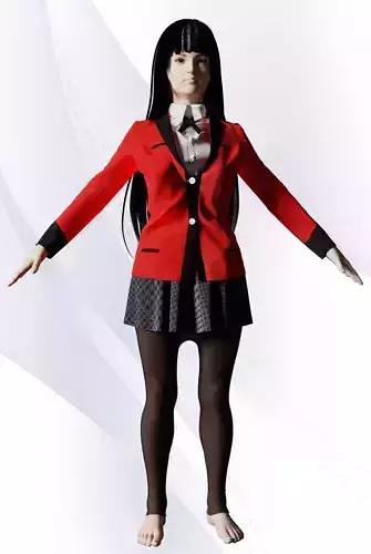 JABAMI YUMEKO - Rigged Character