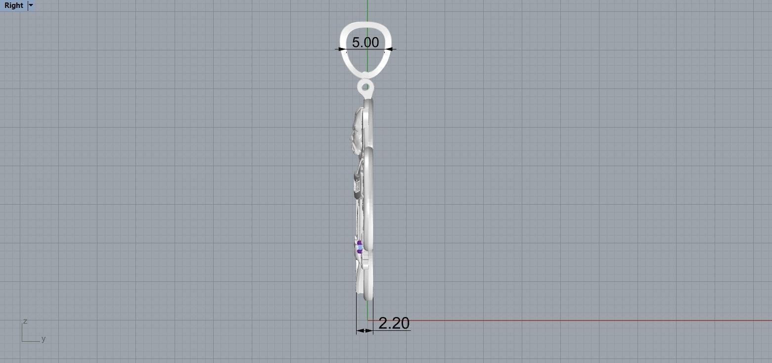   pendant Ukraine 3D print model_15