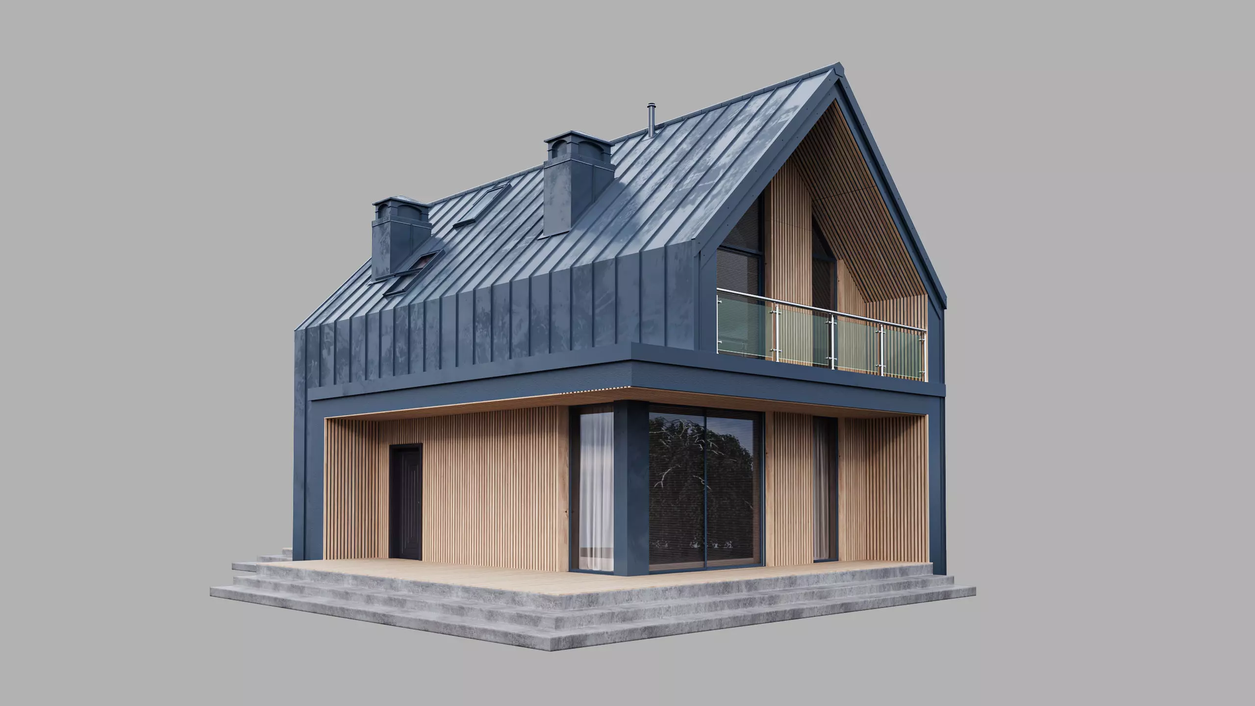 House 10 - residential building 3D model 3D model_0