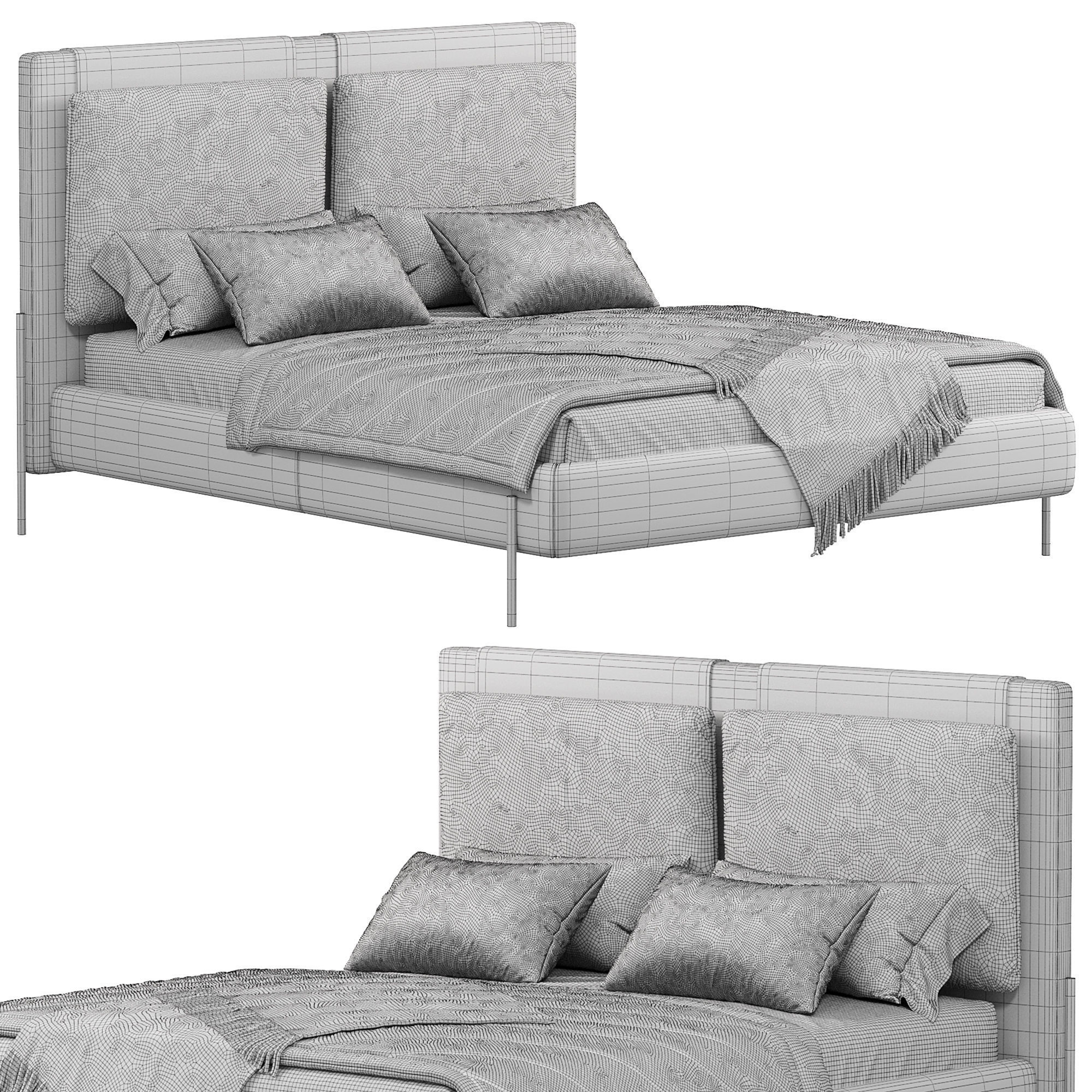 Alar Bed By Ditreitalia 3D model_2