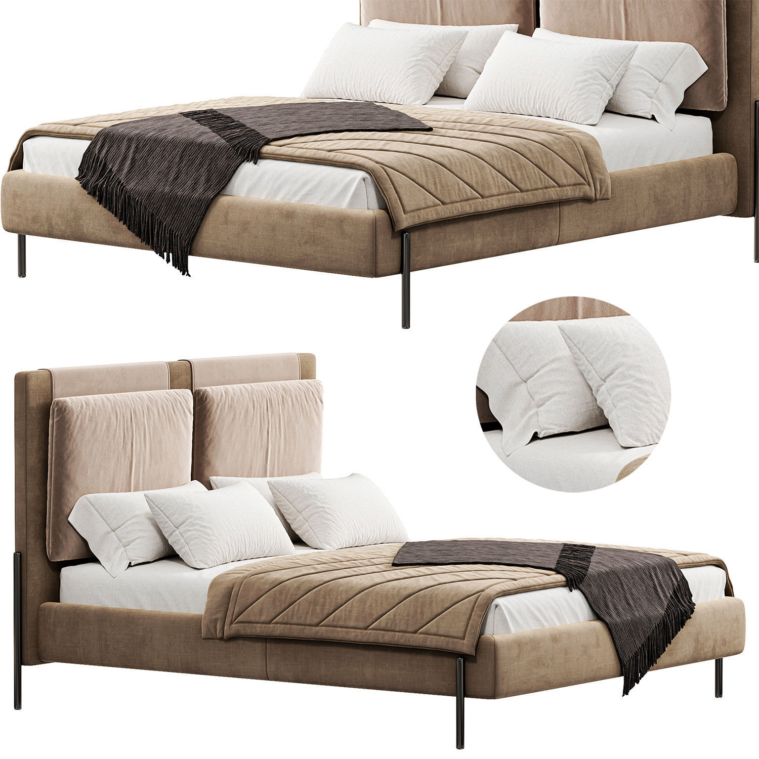 Alar Bed By Ditreitalia 3D model_1