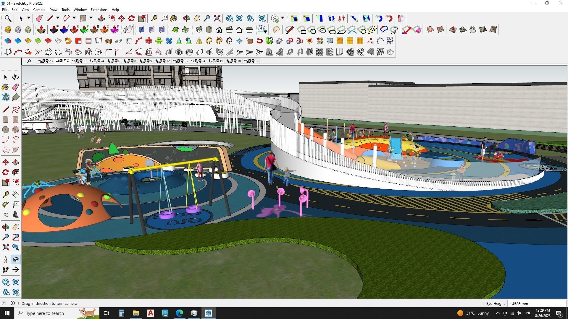 Residential construction 3d sketchup model 3D model_7