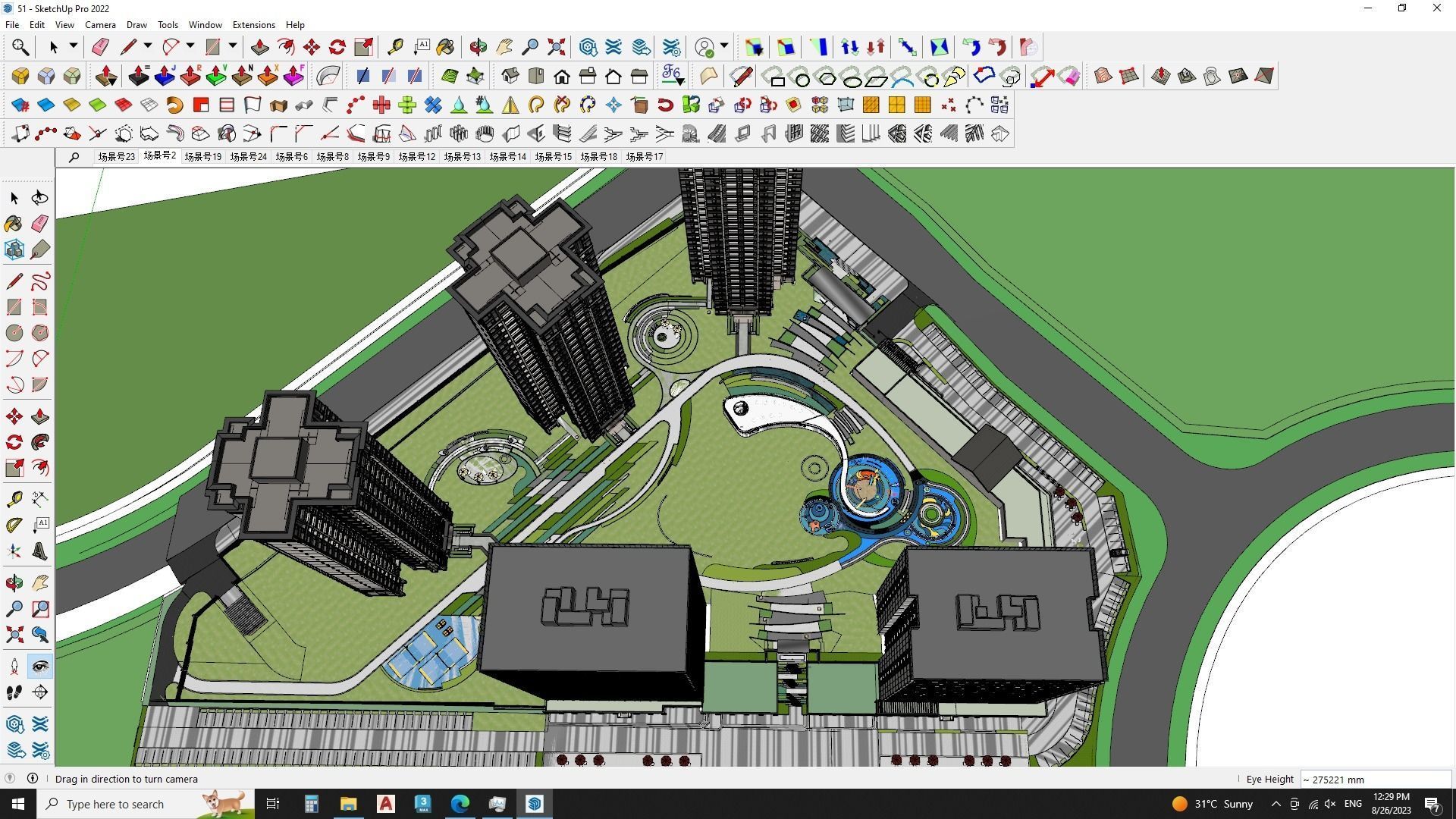 Residential construction 3d sketchup model 3D model_10