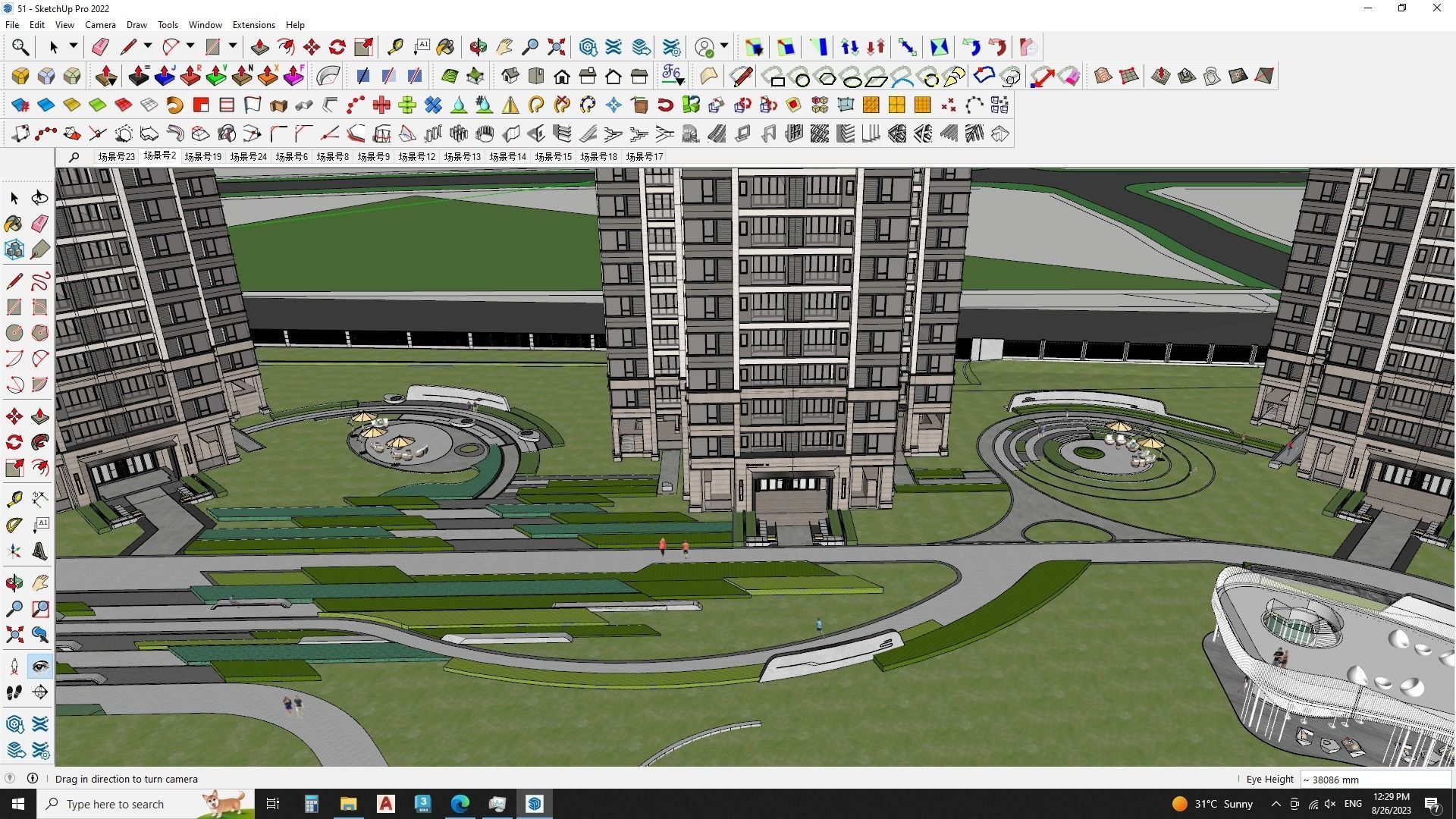 Residential construction 3d sketchup model 3D model_9