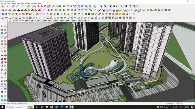 Residential construction 3d sketchup model