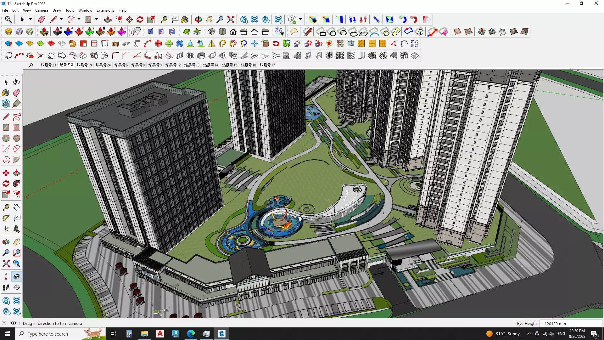 Residential construction 3d sketchup model 3D model_0