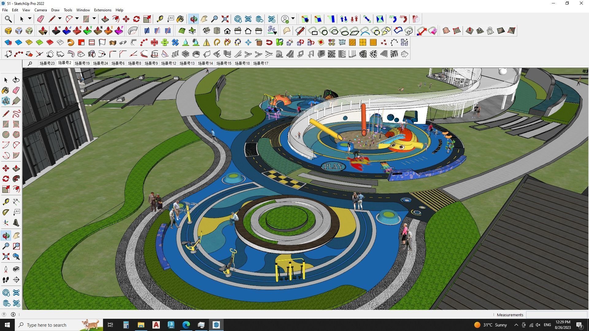 Residential construction 3d sketchup model 3D model_4