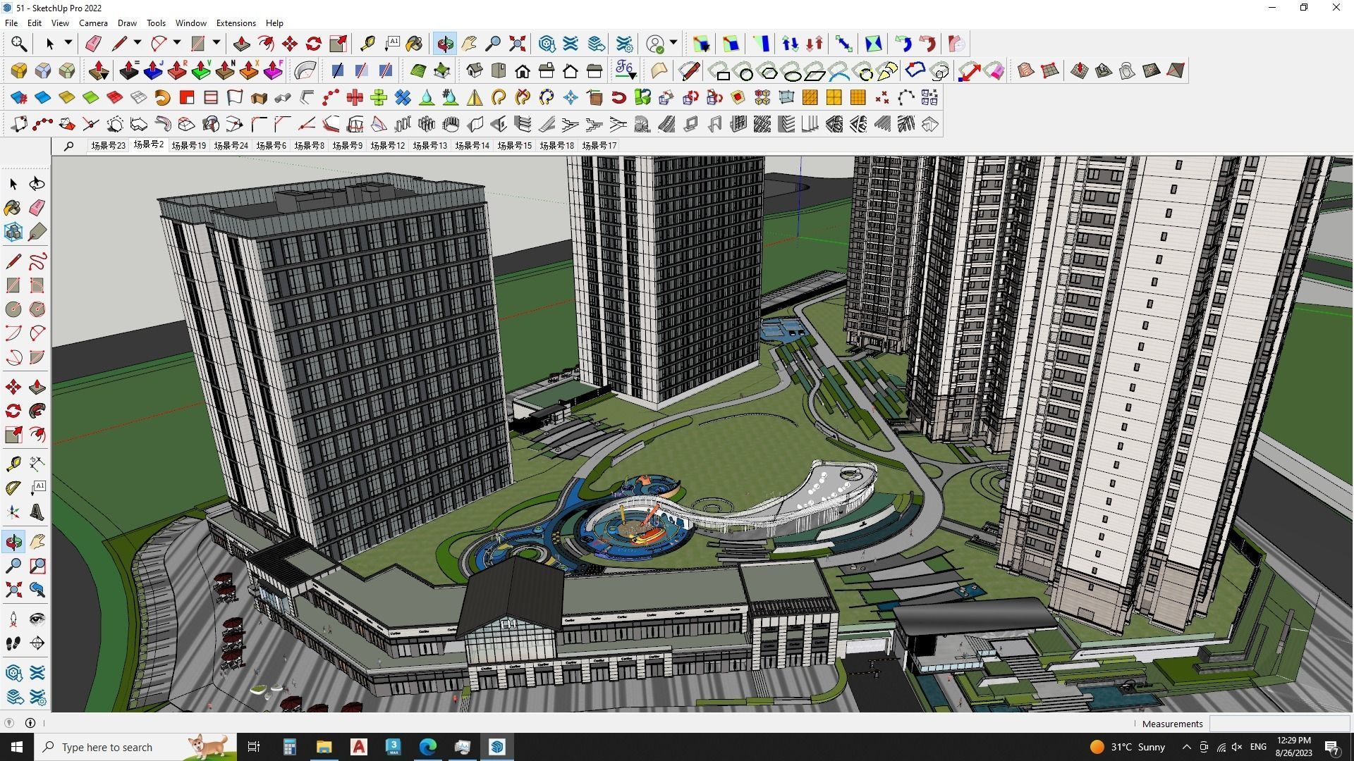Residential construction 3d sketchup model 3D model_3