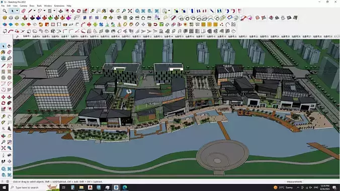 Sketchup 3d cultural center 3D model