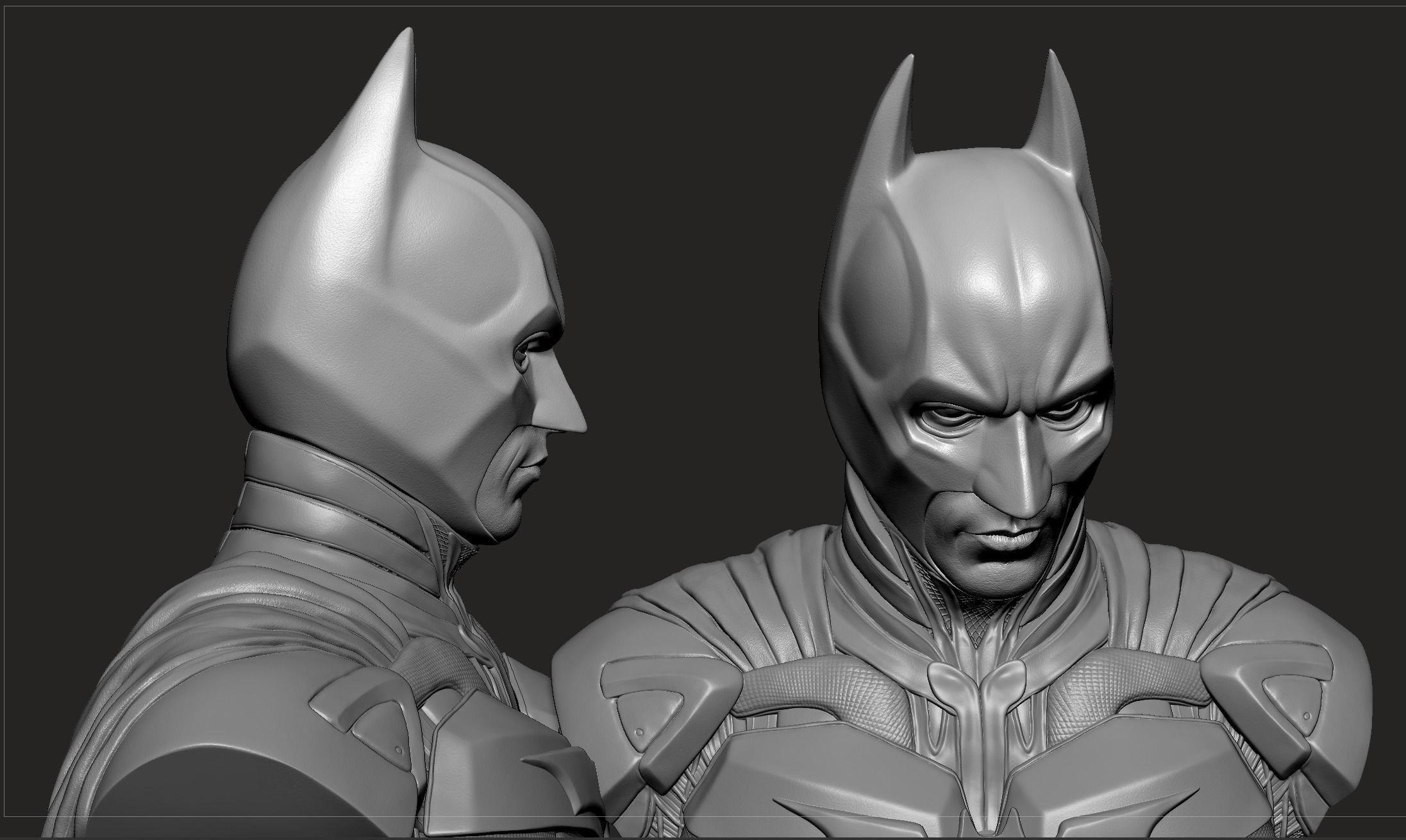 Christian Bale- Batman Masked Bust 3D print model_13
