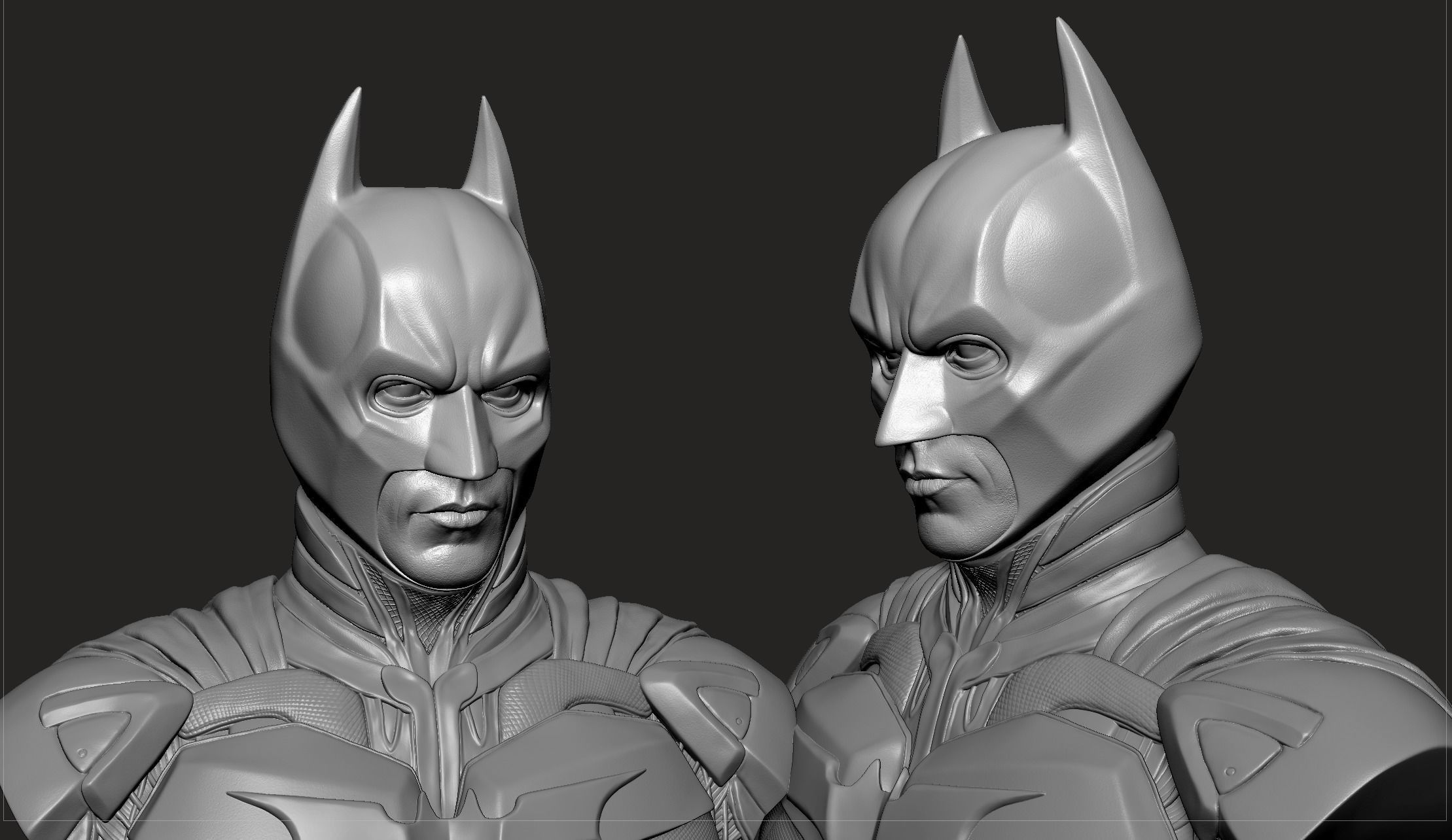 Christian Bale- Batman Masked Bust 3D print model_9